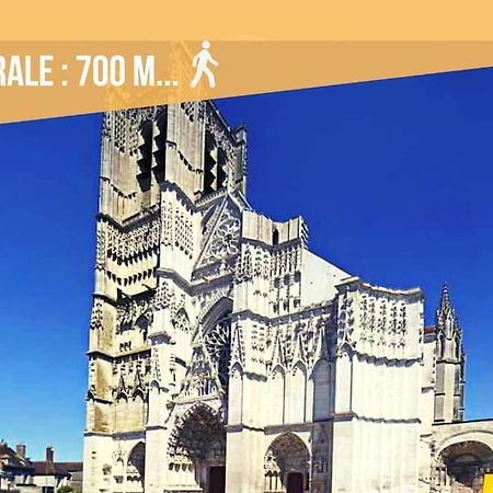 La Belle Pause - Studio Auxerre Proche Parking Ngoại thất bức ảnh
