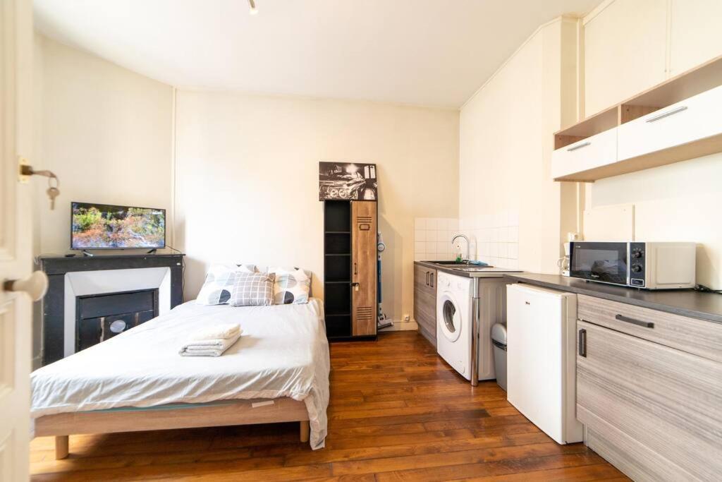 La Belle Pause - Studio Auxerre Proche Parking Ngoại thất bức ảnh